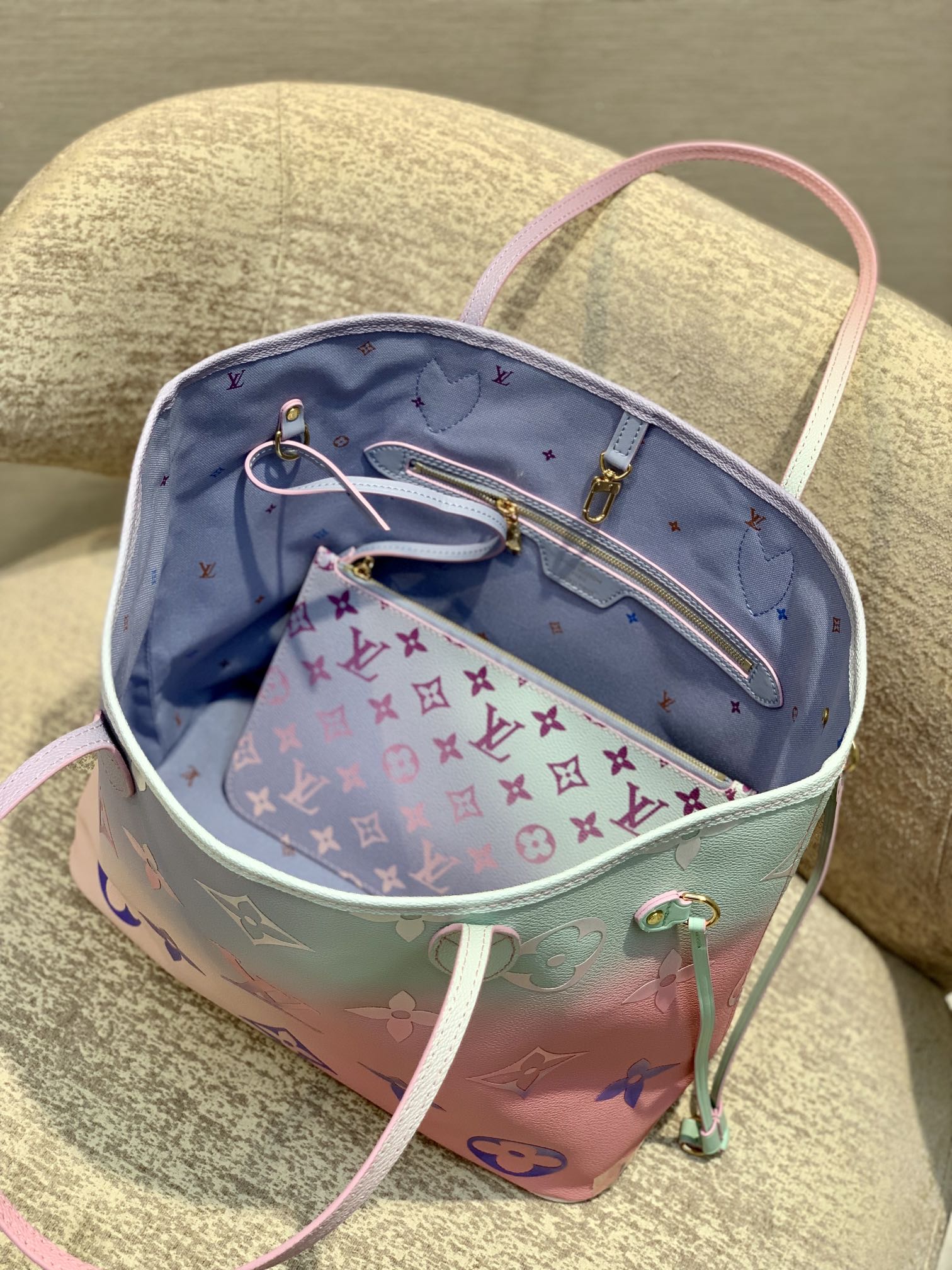 Louis Vuitton Neverfull M46102-32*29*17CM