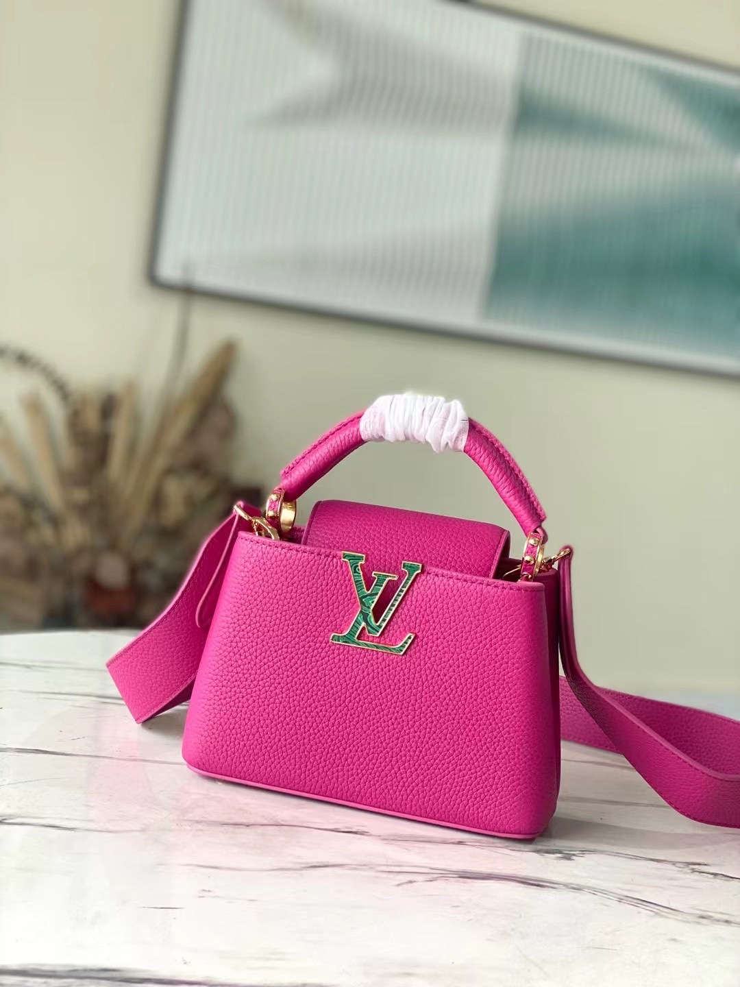 Louis Vuitton Mini Capucines Handlebag-21*14*8CM