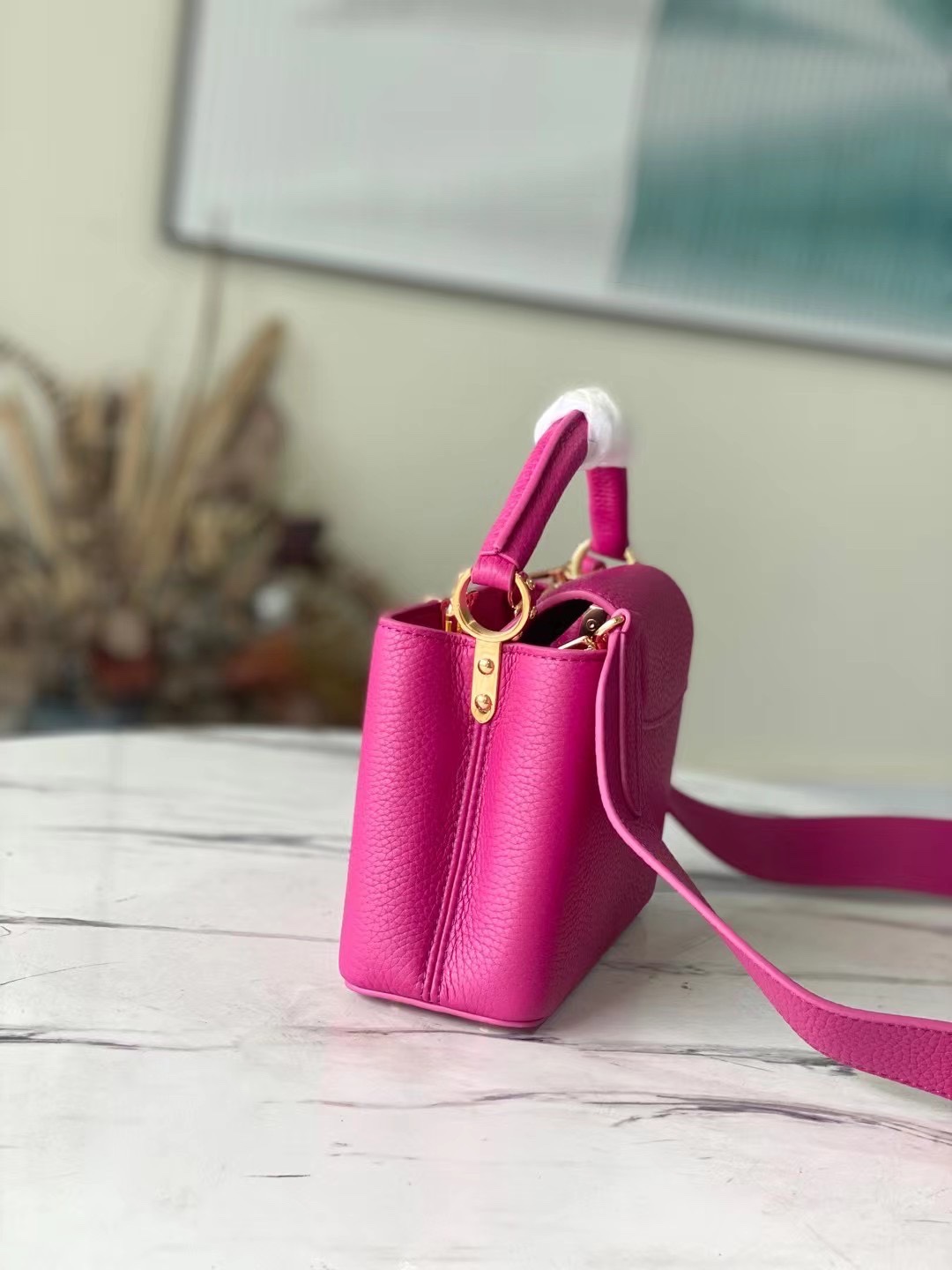 Louis Vuitton Mini Capucines Handlebag-21*14*8CM