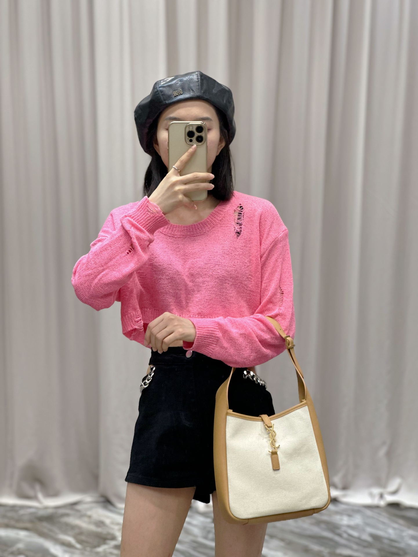 YSL Le5A7 Vintage Bag-23×22×8.5CM