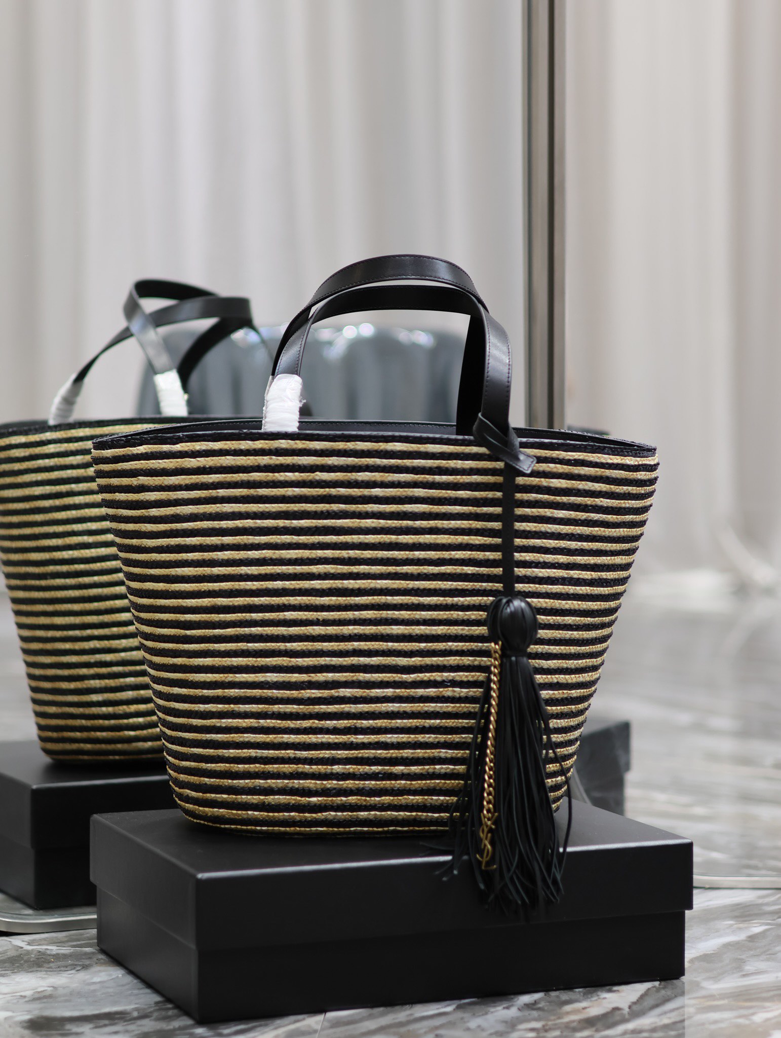YSL Raffia Rattan Bag-30×28×15CM