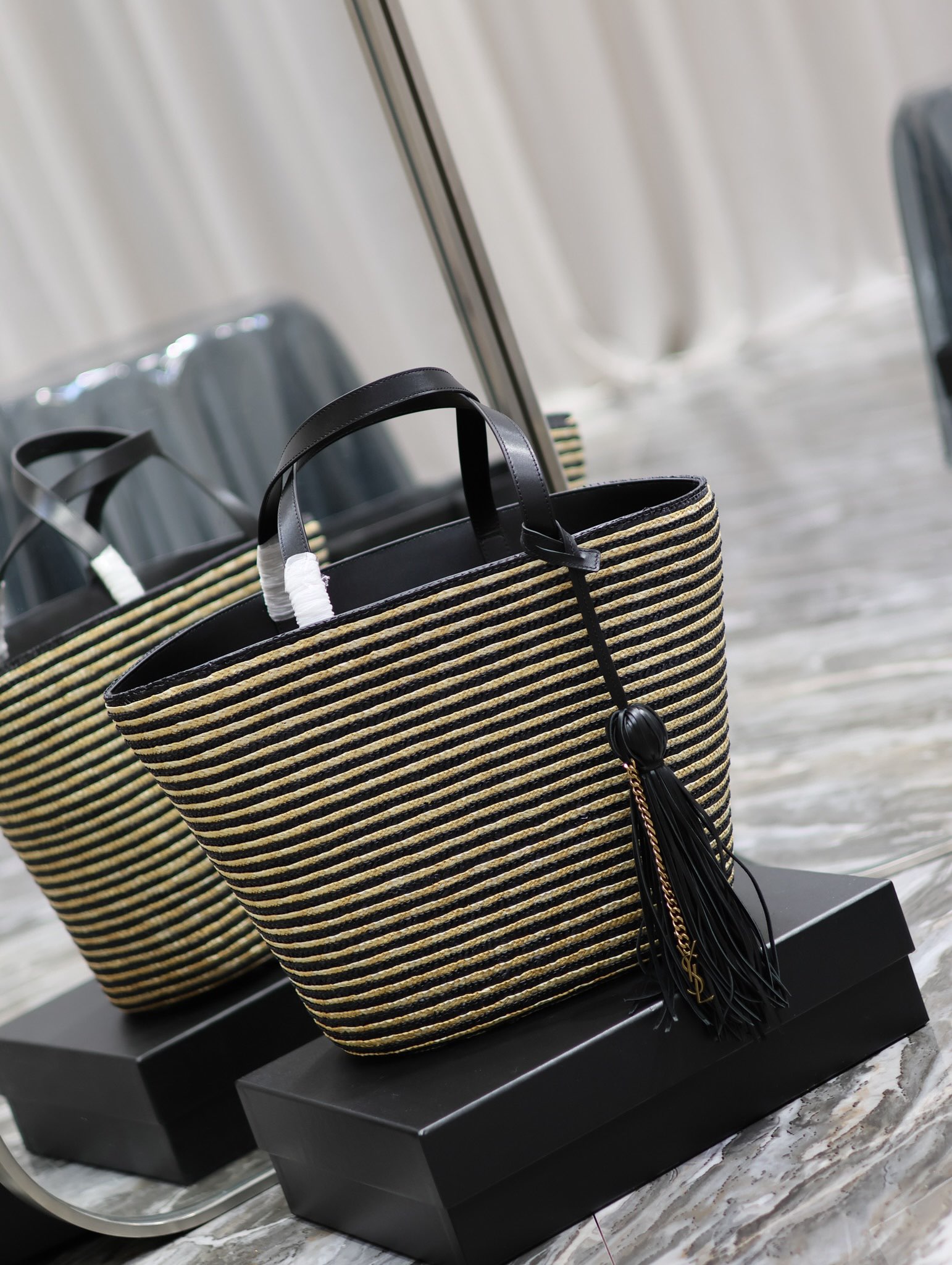 YSL Raffia Rattan Bag-30×28×15CM