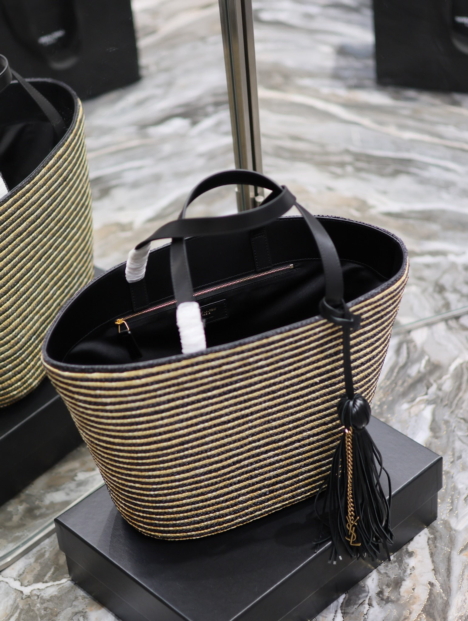 YSL Raffia Rattan Bag-30×28×15CM