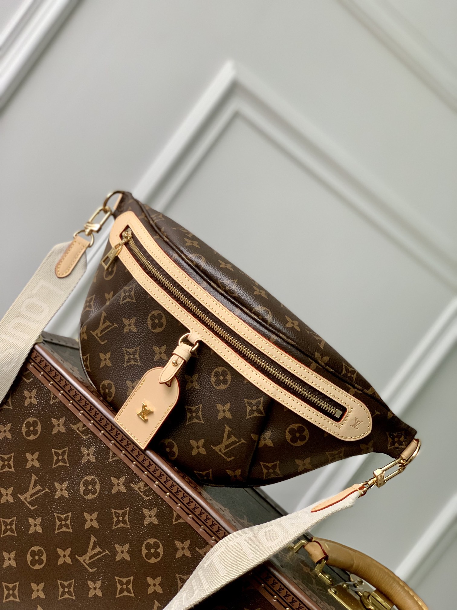 Louis Vuitton Mini Bumbag-M46784-38×16×7.5CM