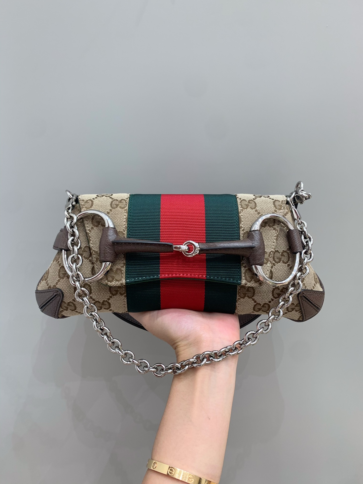 Gucci Horsebit Chain 2023-27x11x5CM