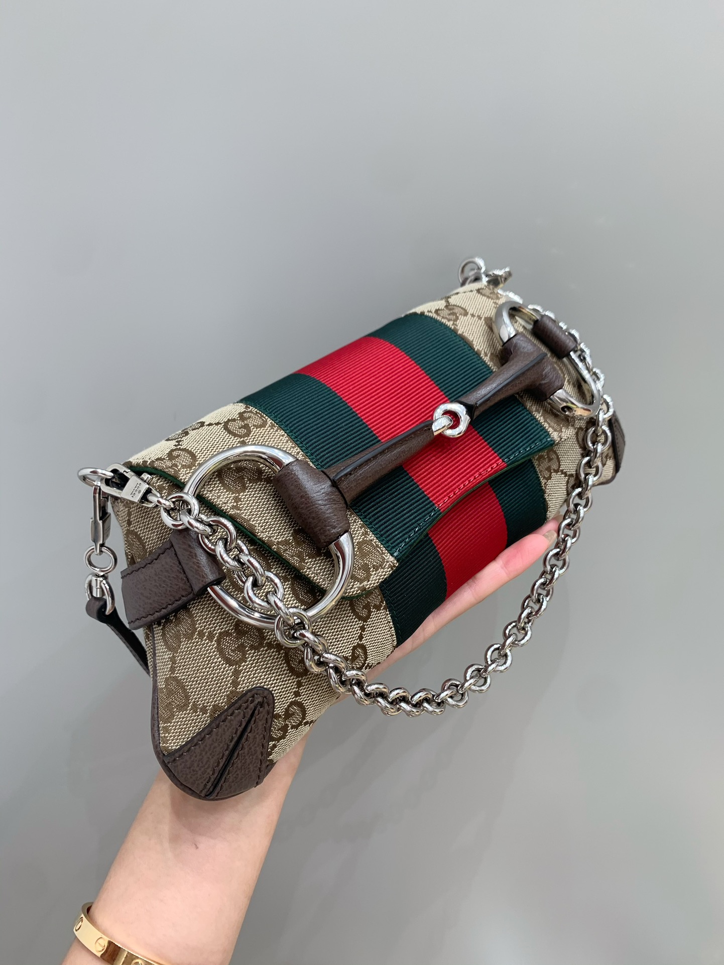 Gucci Horsebit Chain 2023-27x11x5CM