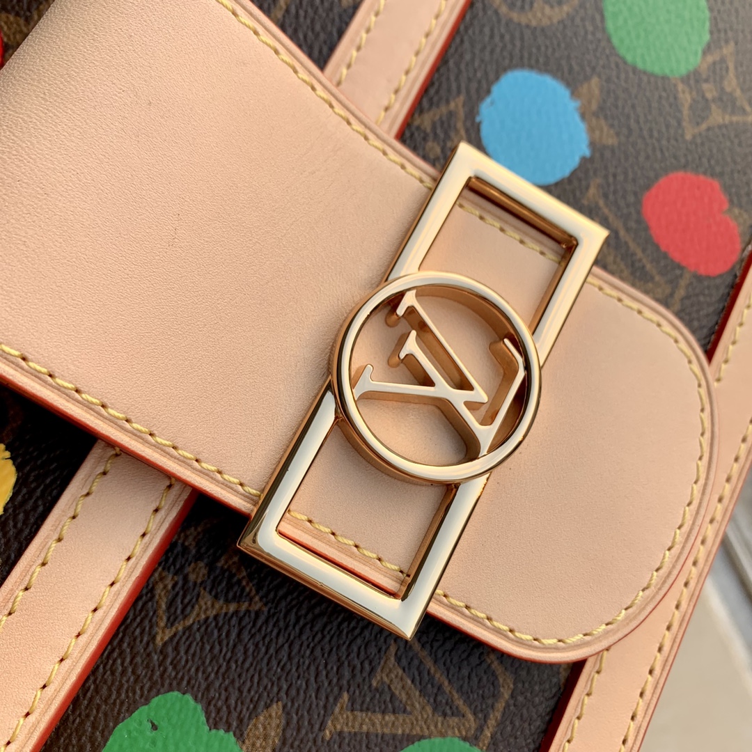 Louis Vuittonx YK Dauphine Bag-25*17*10.5CM