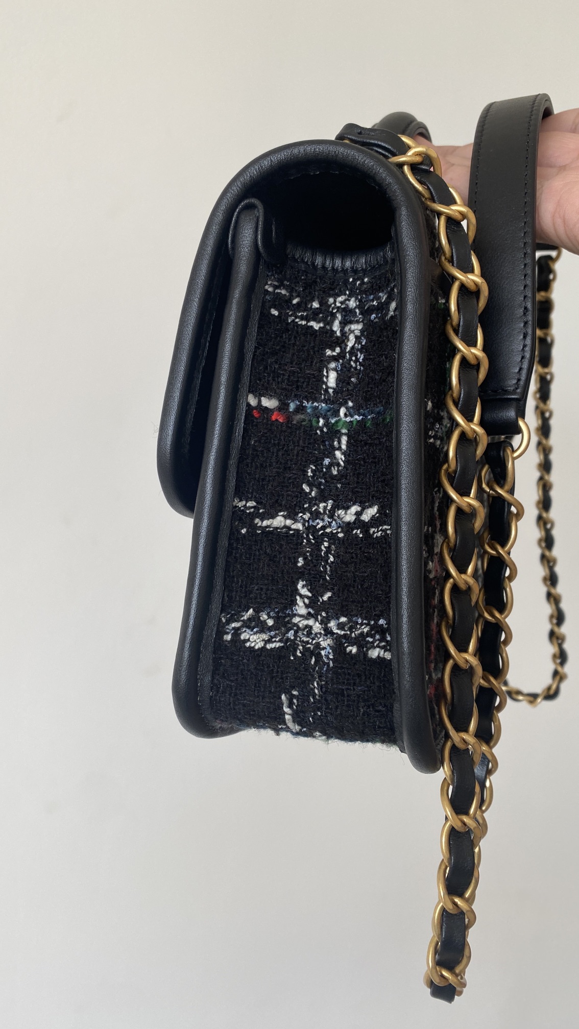 Ch@nel Flap Bag-17×20.5x6CM