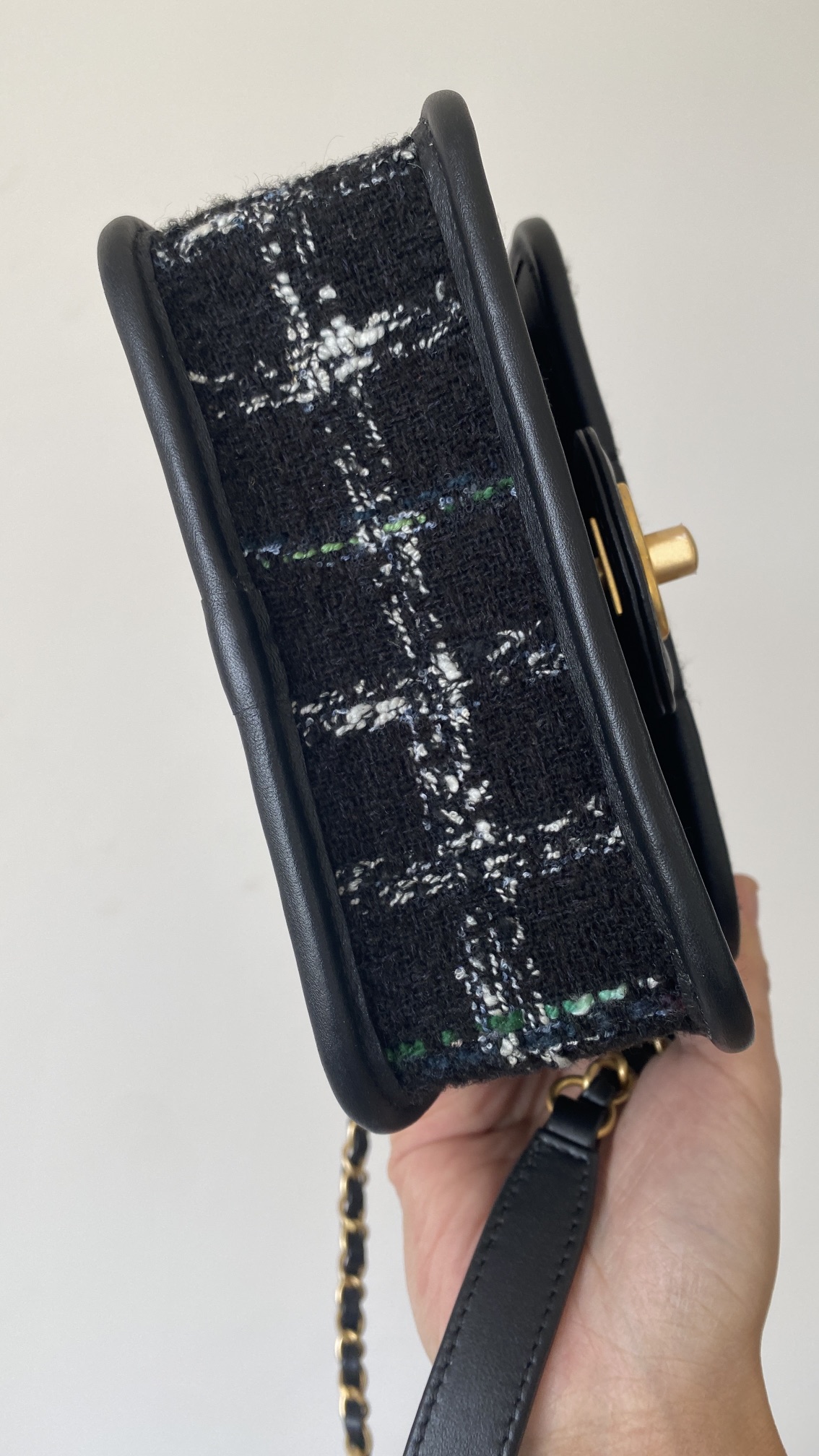 Ch@nel Flap Bag-17×20.5x6CM