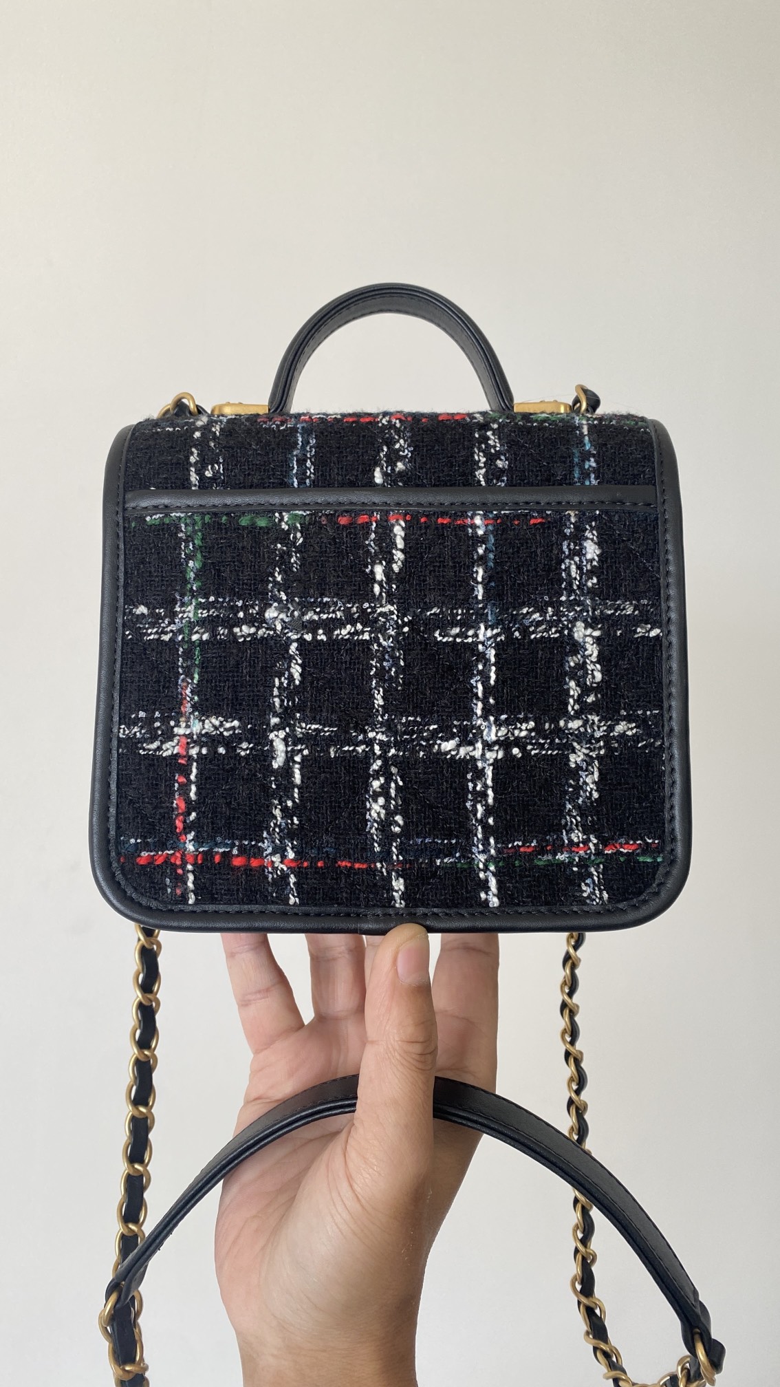 Ch@nel Flap Bag-17×20.5x6CM
