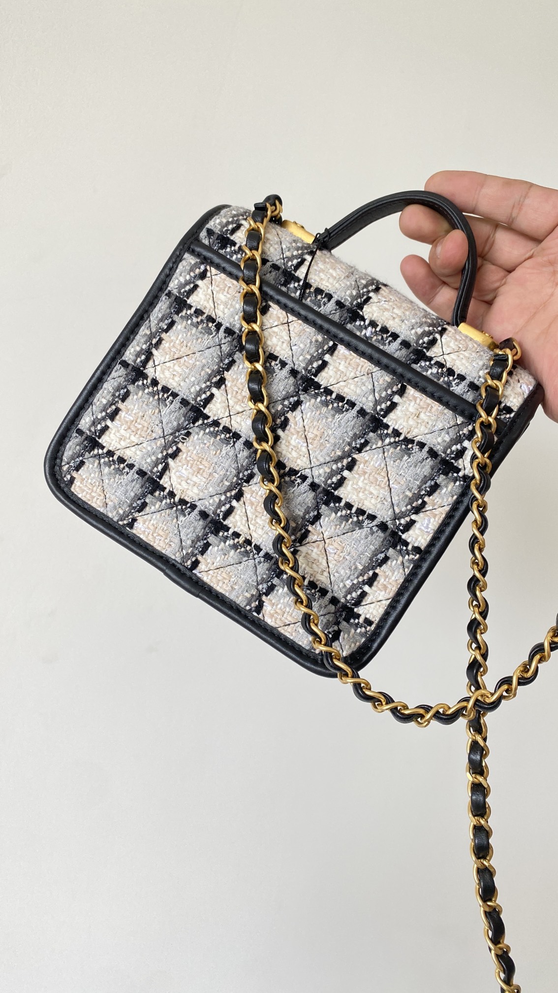 Ch@nel Flap Bag-17×20.5x6CM