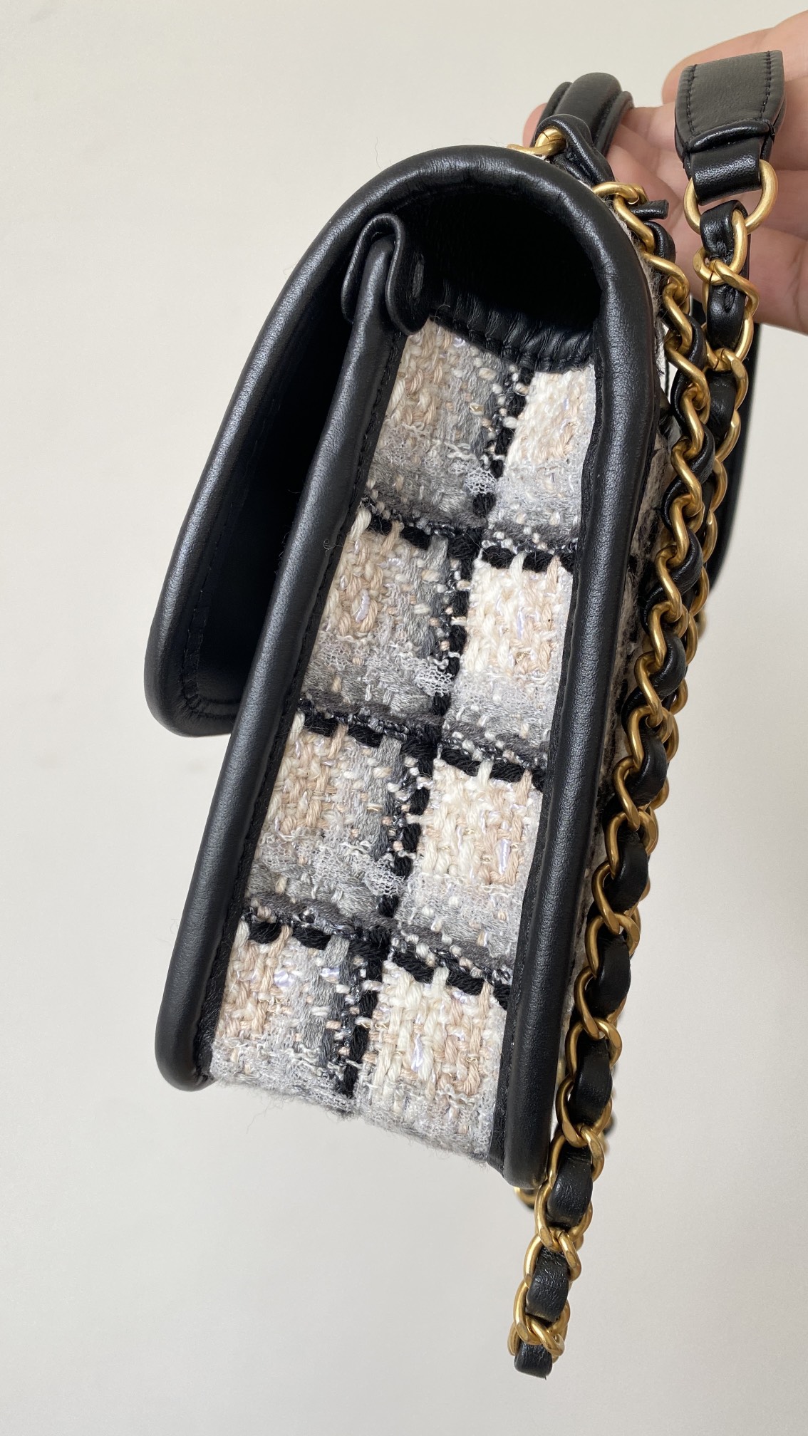 Ch@nel Flap Bag-17×20.5x6CM