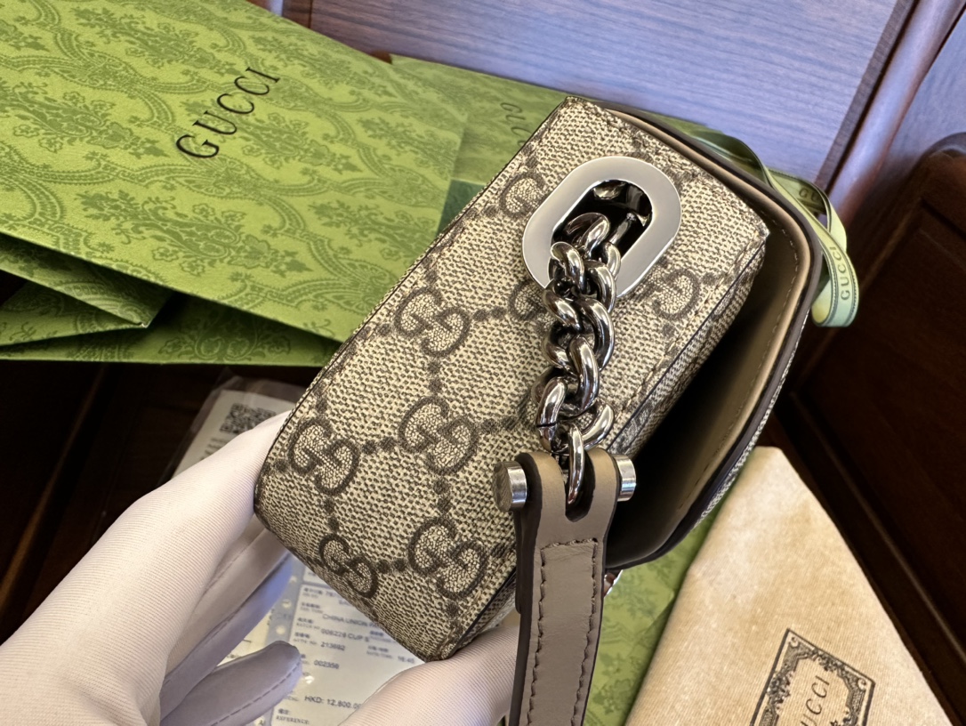 Gucci GG Supreme Bag-21*10*5CM