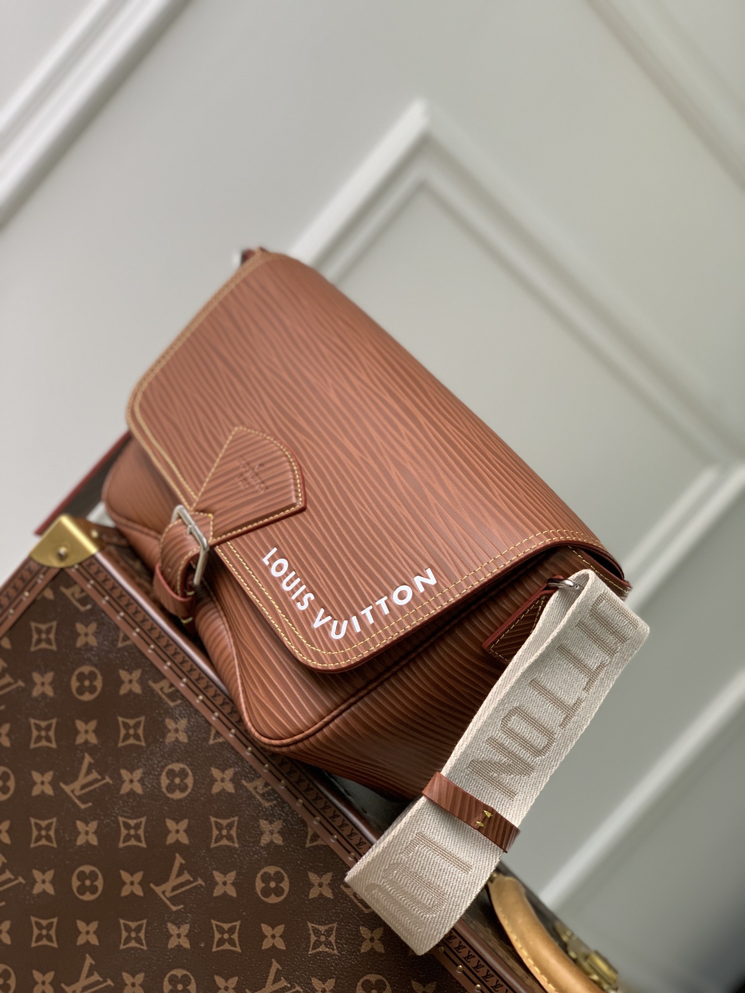 Louis Vuitton Montsouris Bag-34*19*11CM Louis Vuitton Montsouris Bag-34*19*11CM
