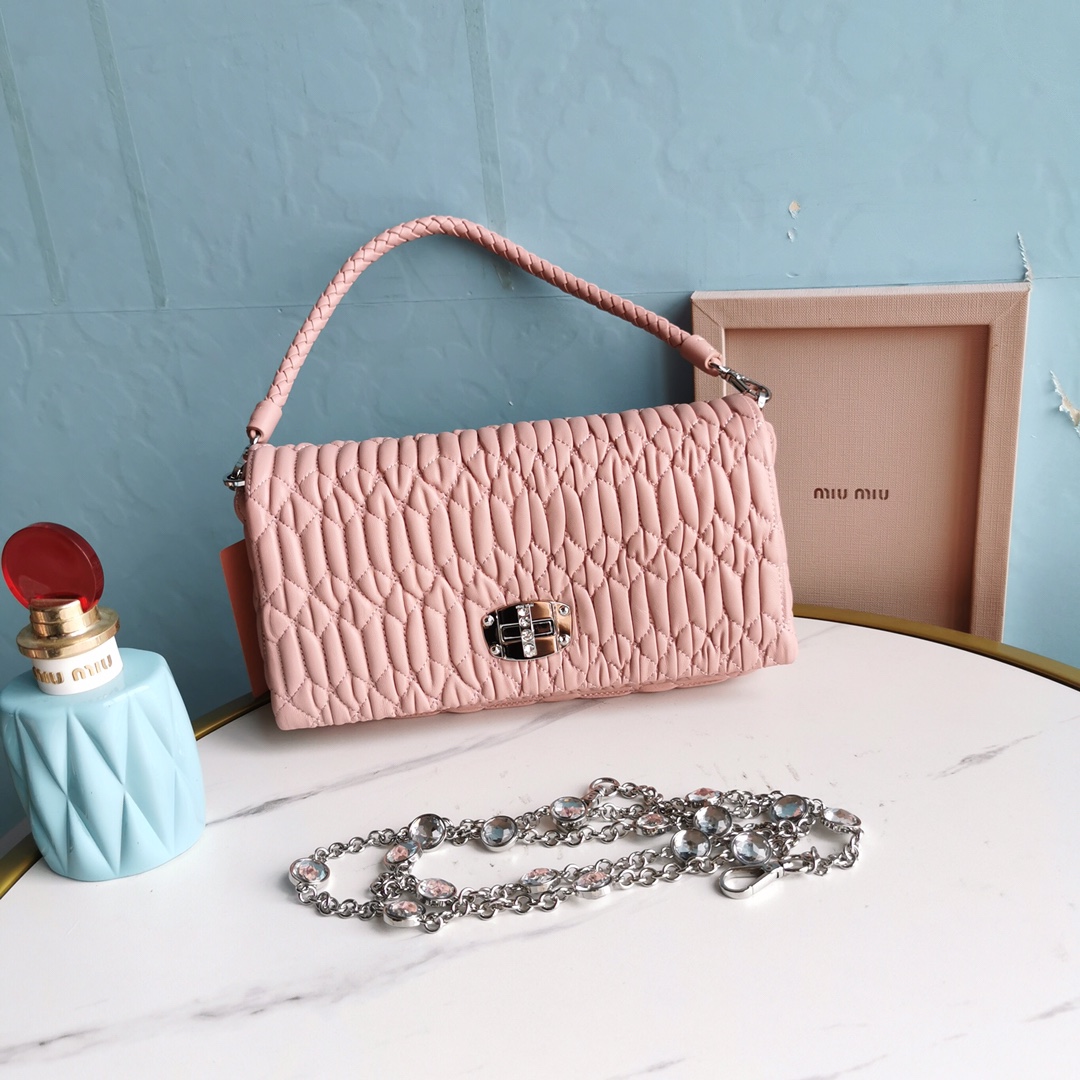 MiuMiu Chain Bag-22.5*4.5*12CM