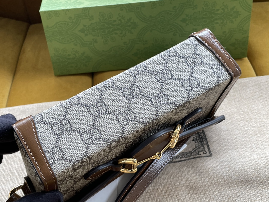 Gucci GG Horsebit 1955 Bag-18x12x5CM Gucci GG Horsebit 1955 Bag-18x12x5CM