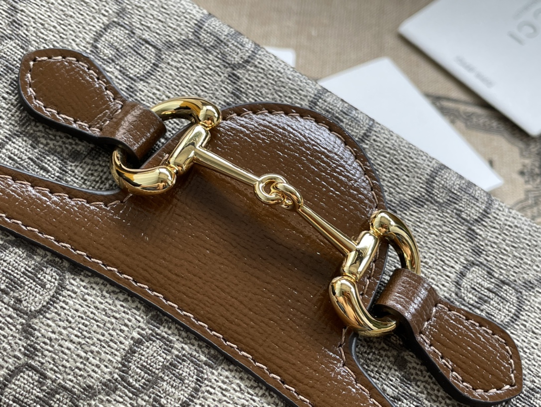 Gucci GG Horsebit 1955 Bag-18x12x5CM Gucci GG Horsebit 1955 Bag-18x12x5CM