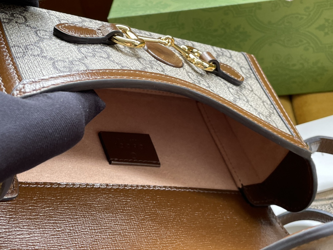 Gucci GG Horsebit 1955 Bag-18x12x5CM Gucci GG Horsebit 1955 Bag-18x12x5CM