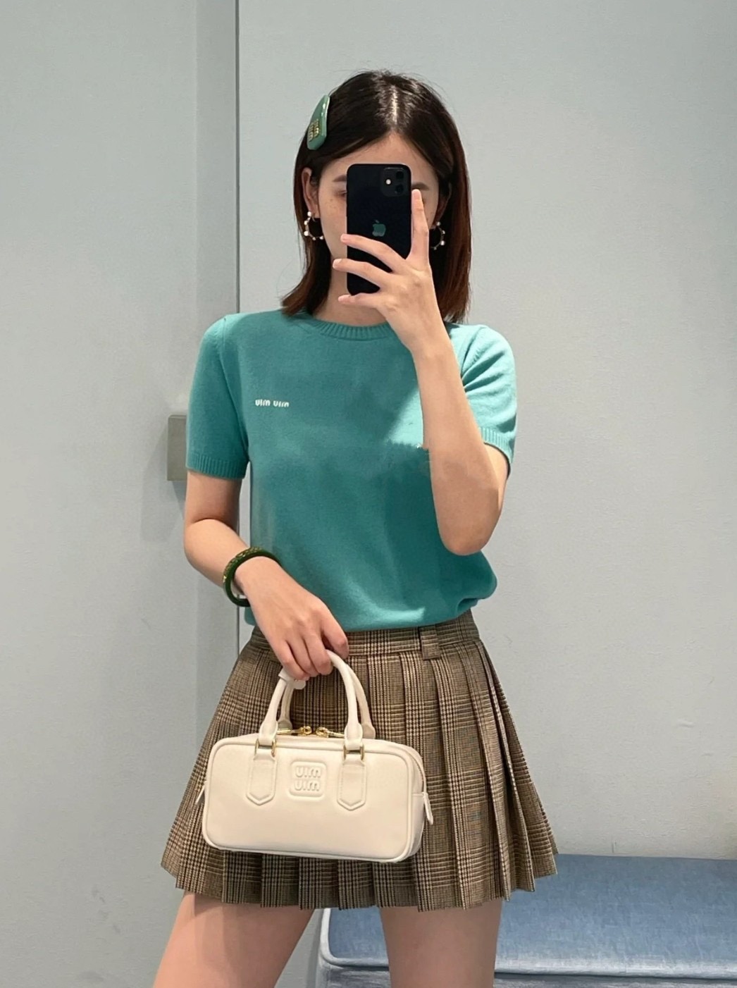 MiuMiu SS23 Softy Padded Bag-22*10*7.5CM