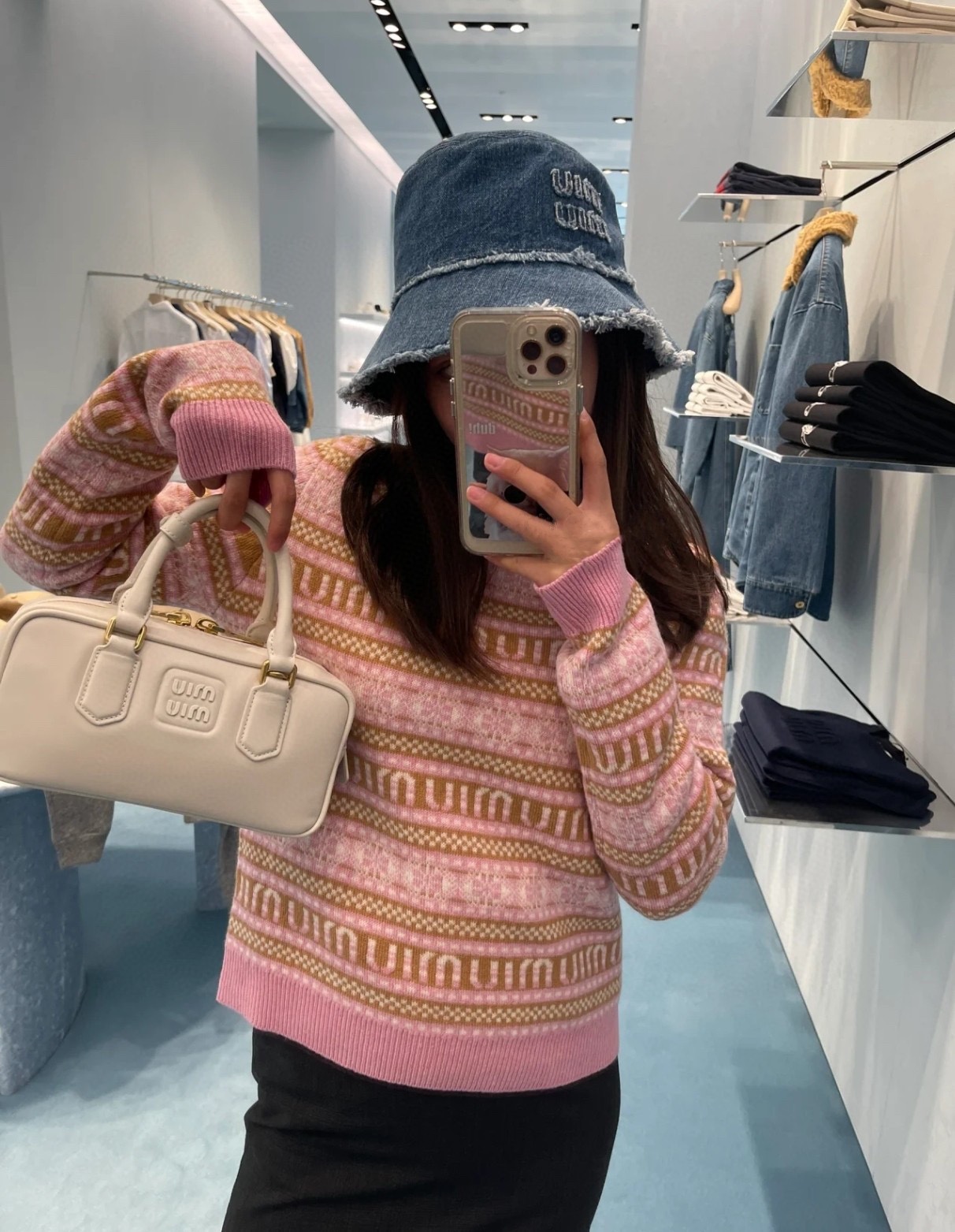 MiuMiu SS23 Softy Padded Bag-22*10*7.5CM