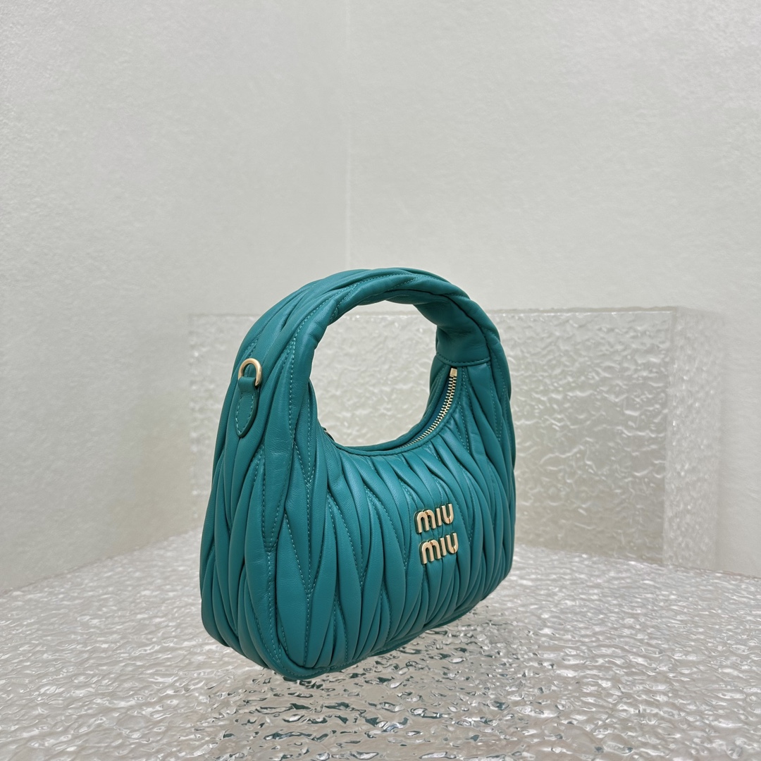 MiuMiu Wander Hobo Bag-20*6*17CM