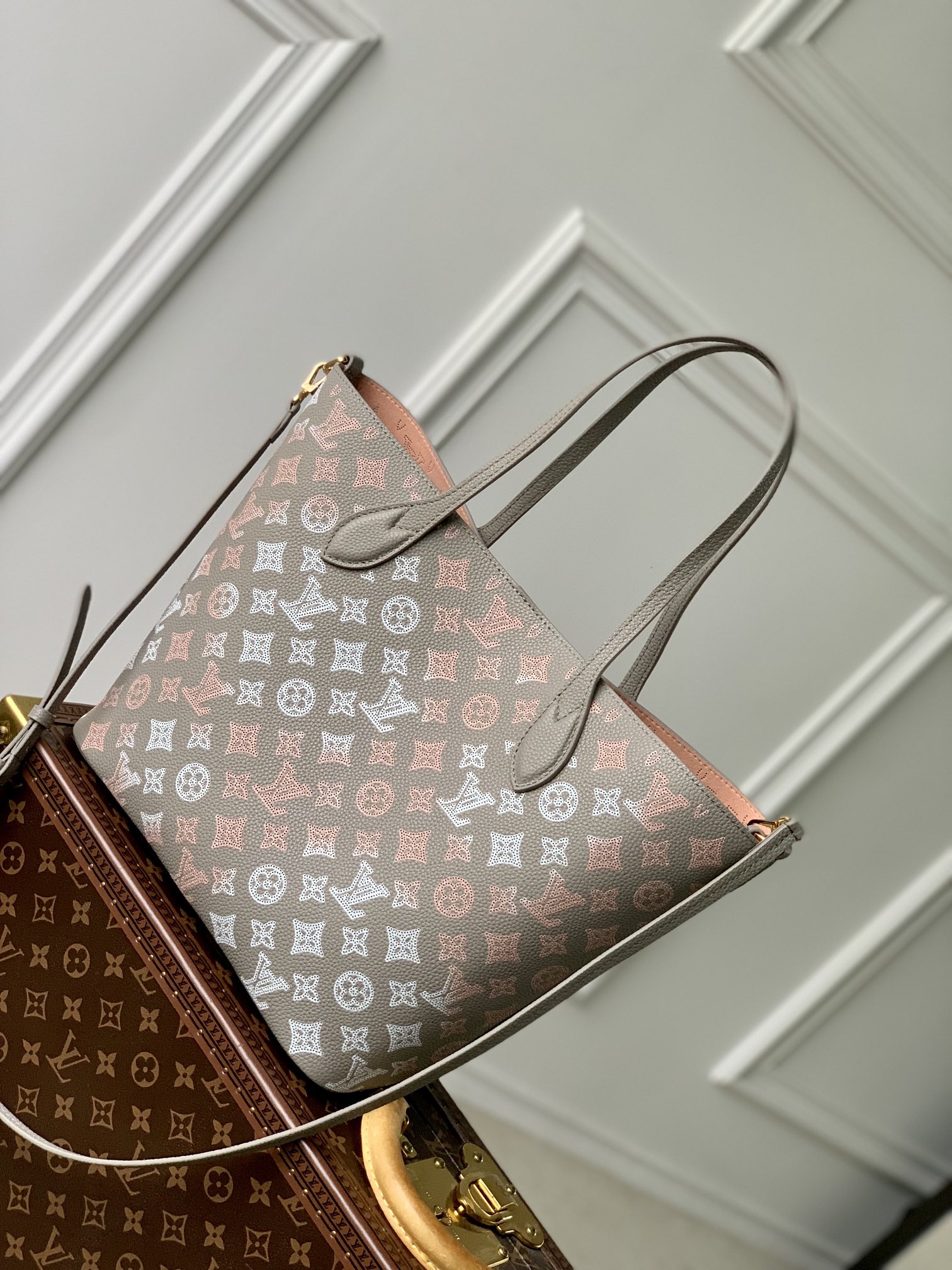 Louis Vuitton Blossom Handbags-30*27.5*16CM