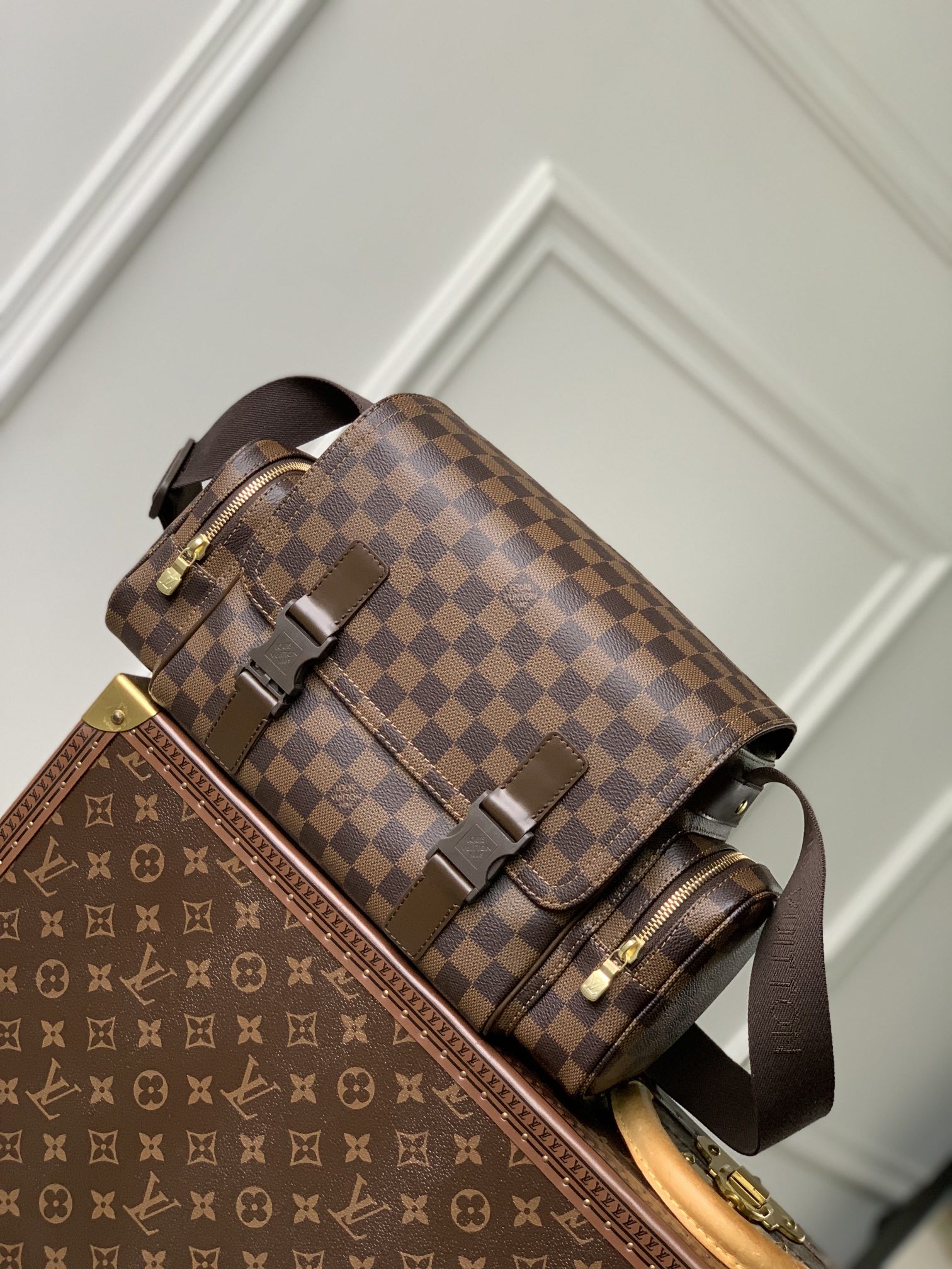 Louis Vuitton Vintage Messenger Bag-35×12×30CM