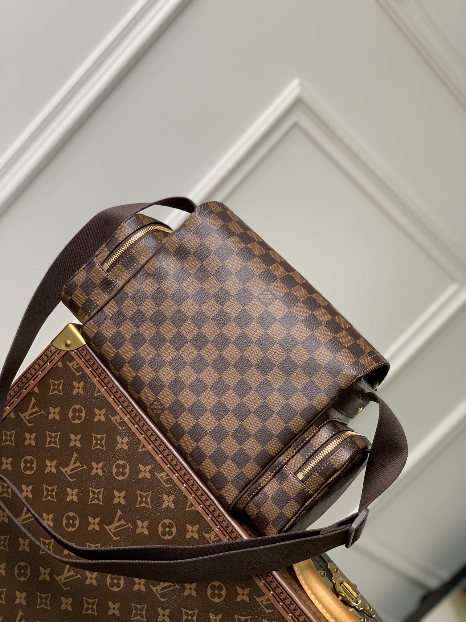 Louis Vuitton Vintage Messenger Bag-35×12×30CM