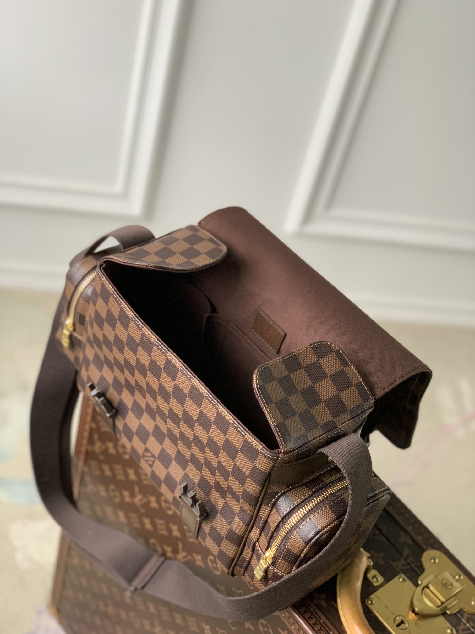 Louis Vuitton Vintage Messenger Bag-35×12×30CM