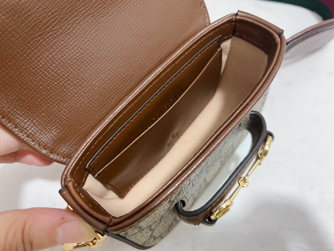 Gucci GG Horsebit 1955 Bag-12*9*4CM Gucci GG Horsebit 1955 Bag-12*9*4CM