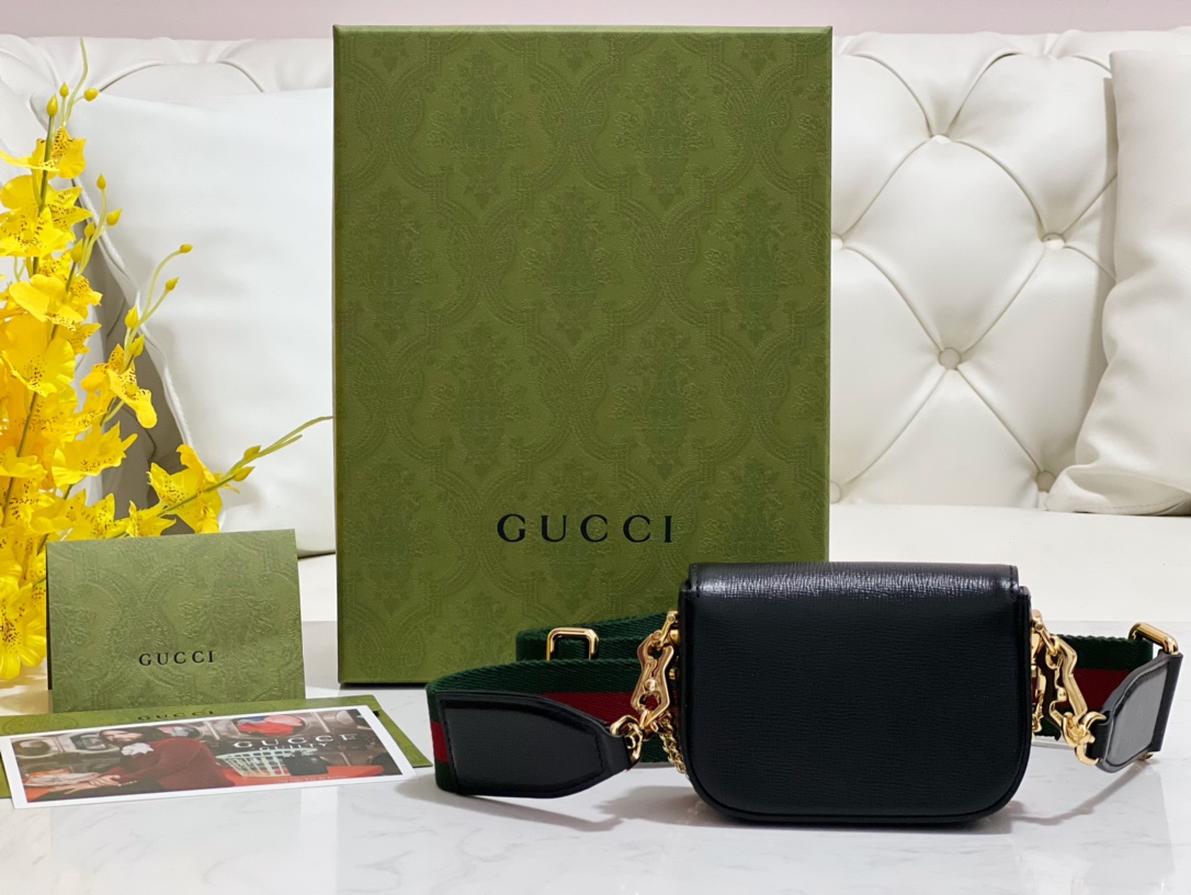 Gucci GG Horsebit 1955 Bag-12*9*4CM Gucci GG Horsebit 1955 Bag-12*9*4CM
