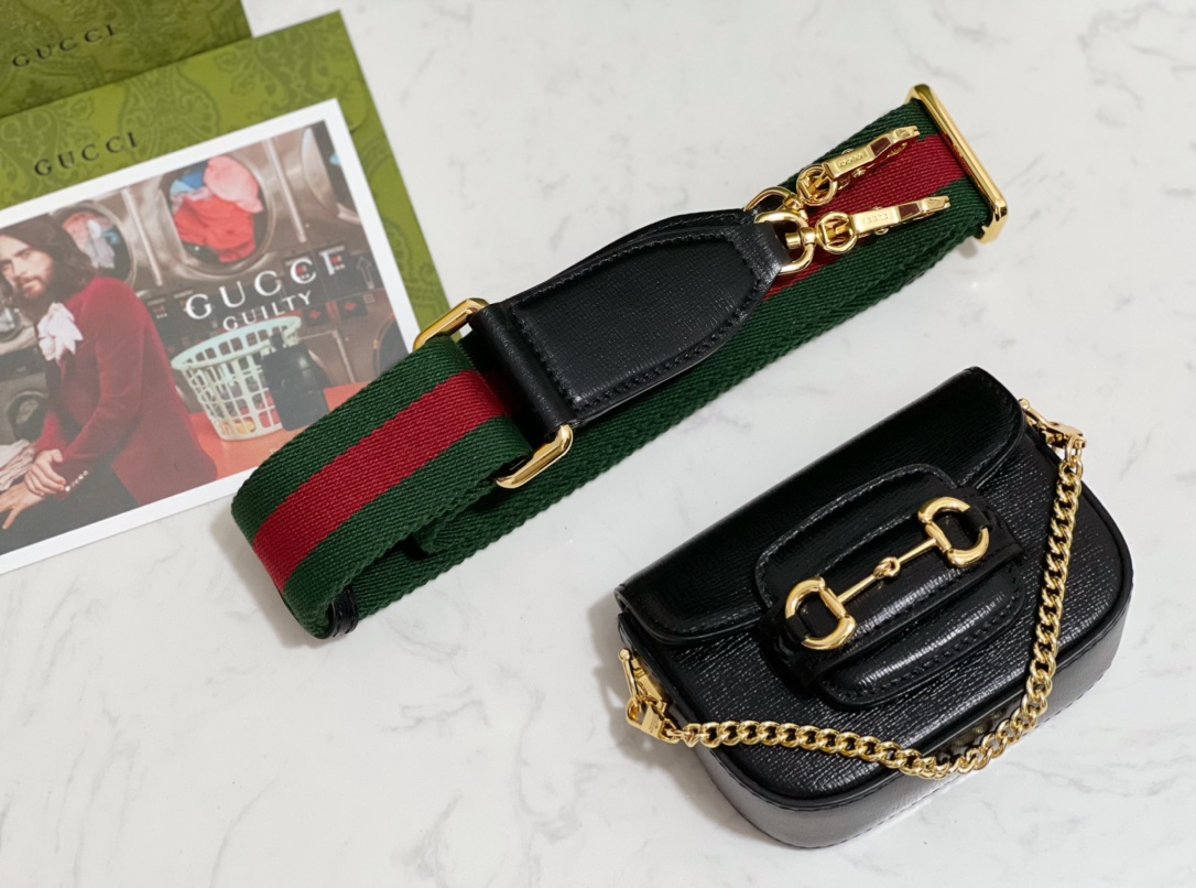 Gucci GG Horsebit 1955 Bag-12*9*4CM Gucci GG Horsebit 1955 Bag-12*9*4CM