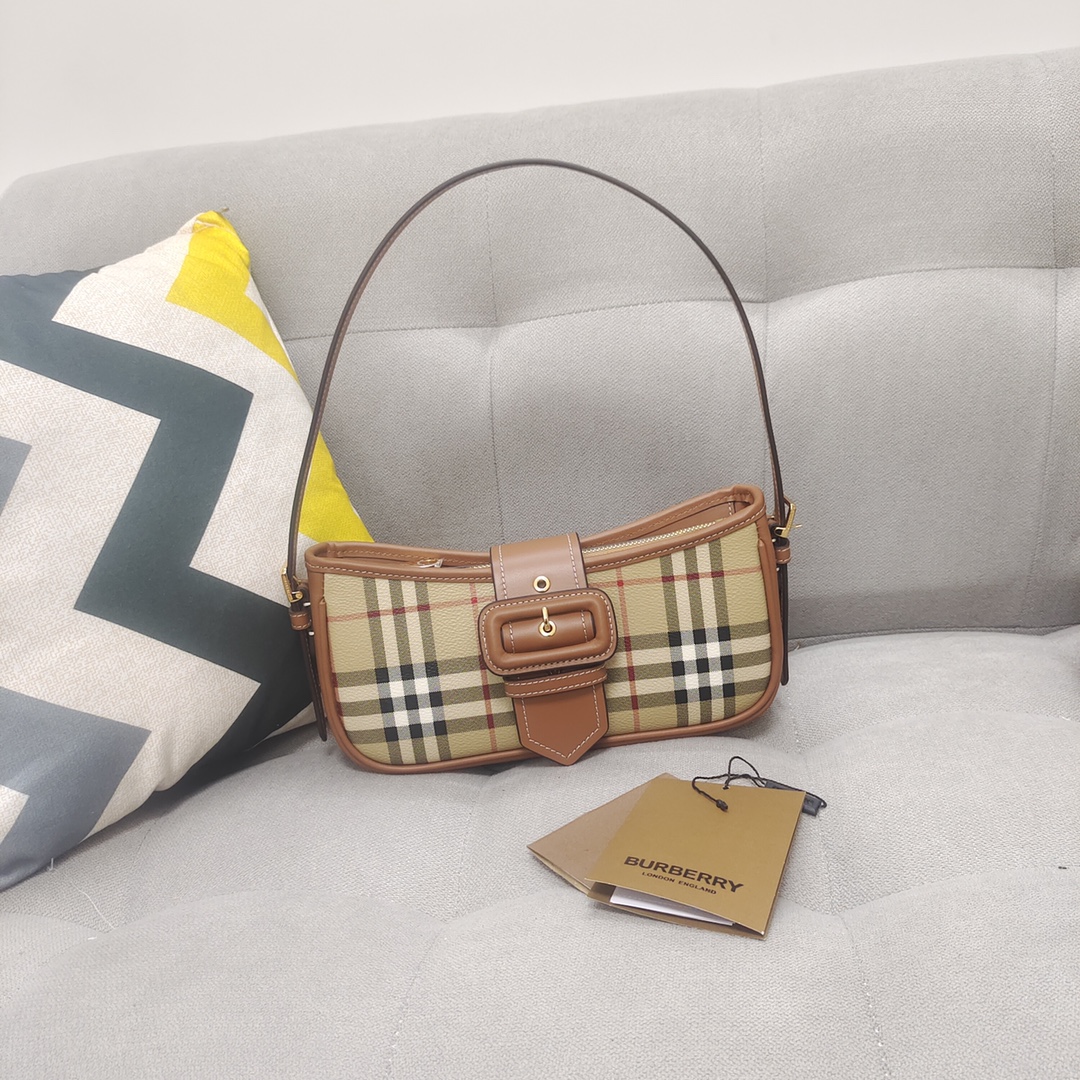 Burberry Hobo Bag-26×6×12CM