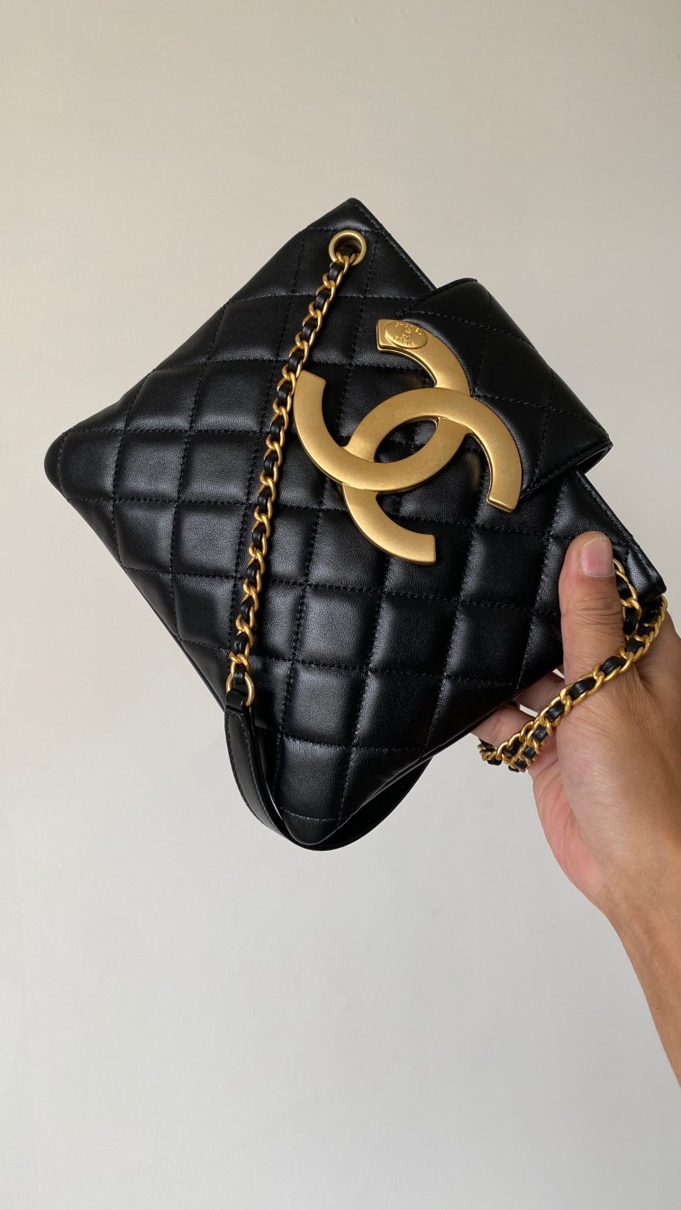 Ch@nel 2021SS Tote Bag-17.5*20*5CM