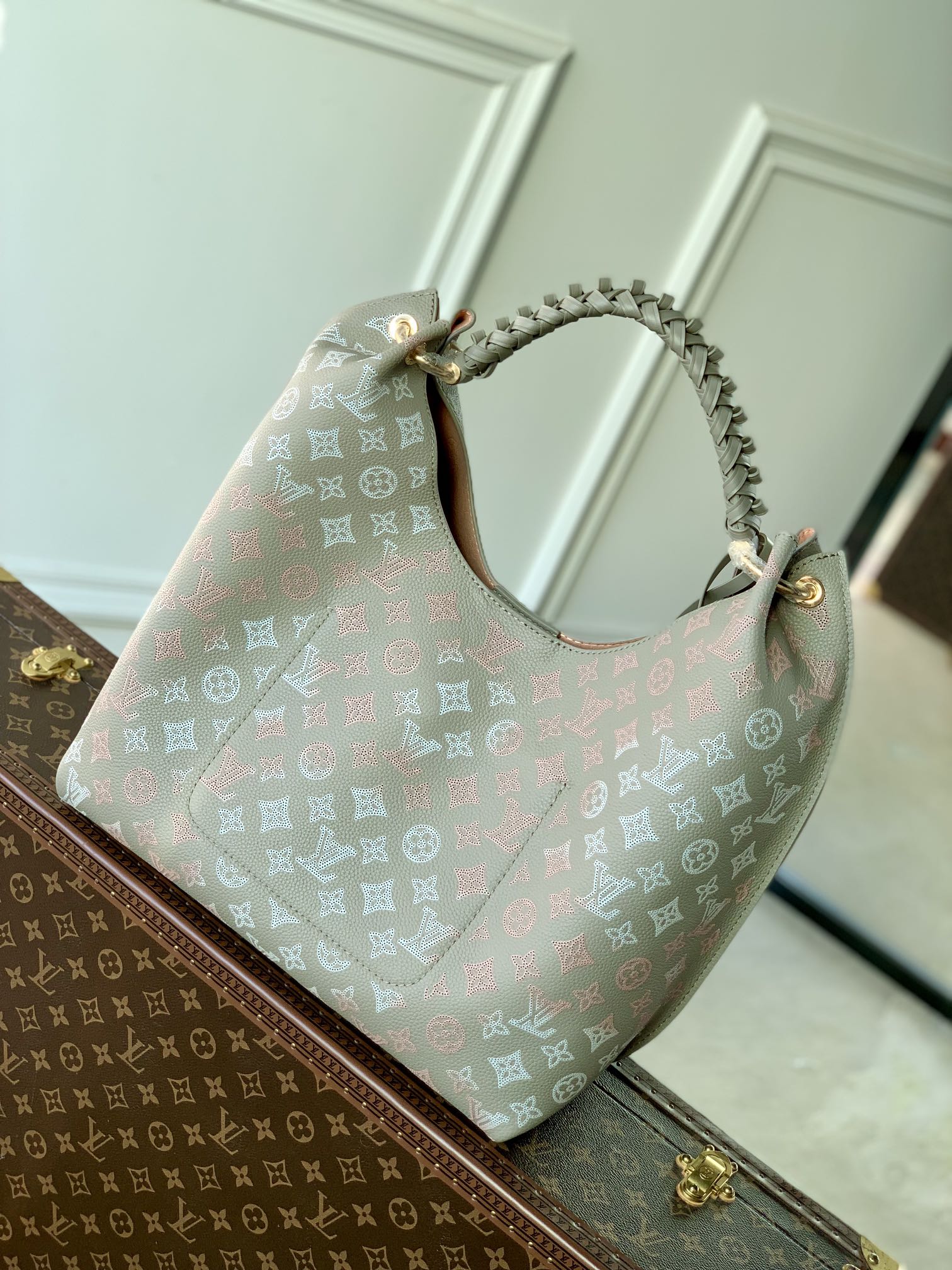 Louis Vuitton Carmel Hobo Bag-35*40*17CM