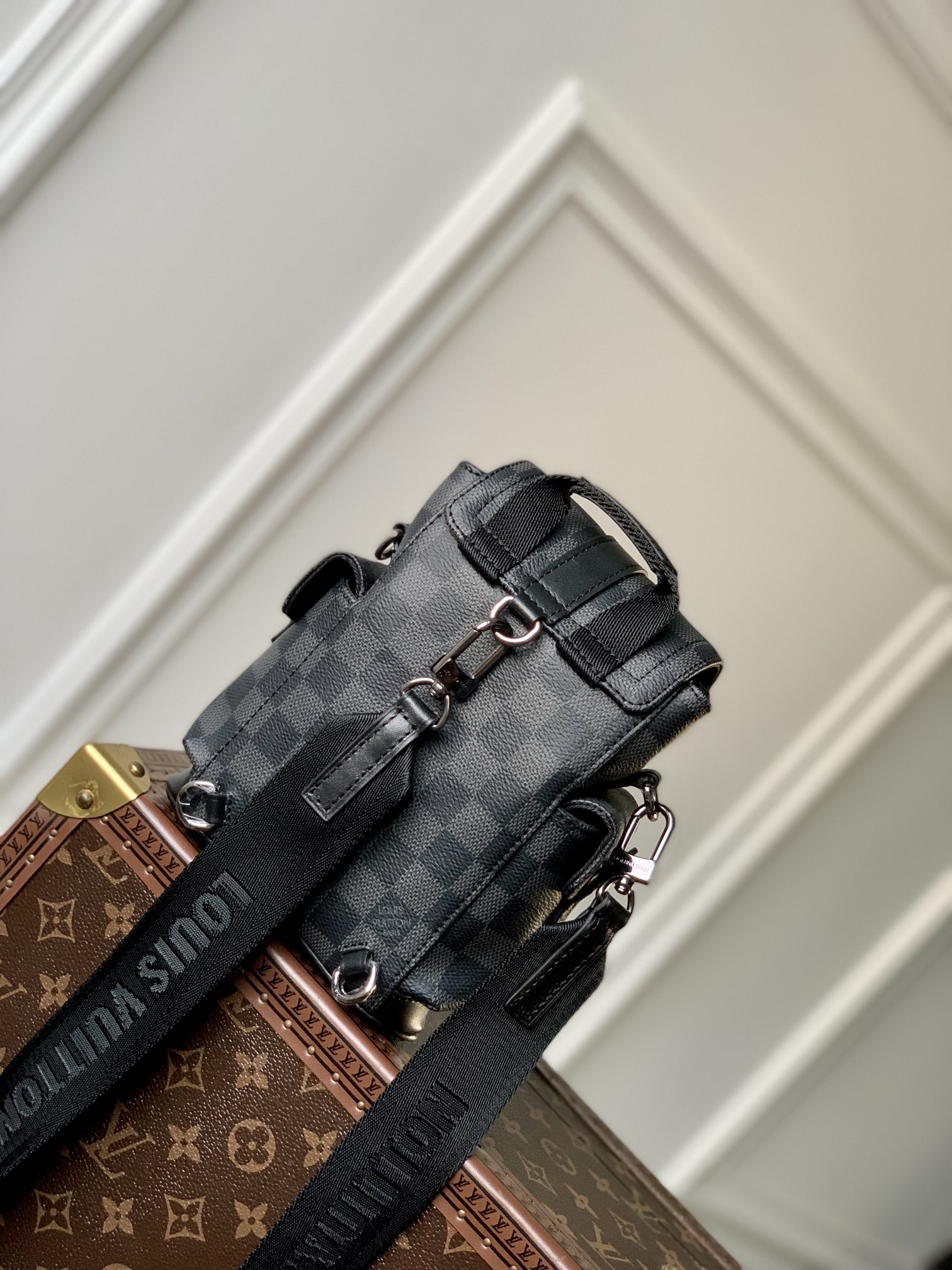 Louis Vuitton Nano Christopher Bag-14 x 19 x 6CM