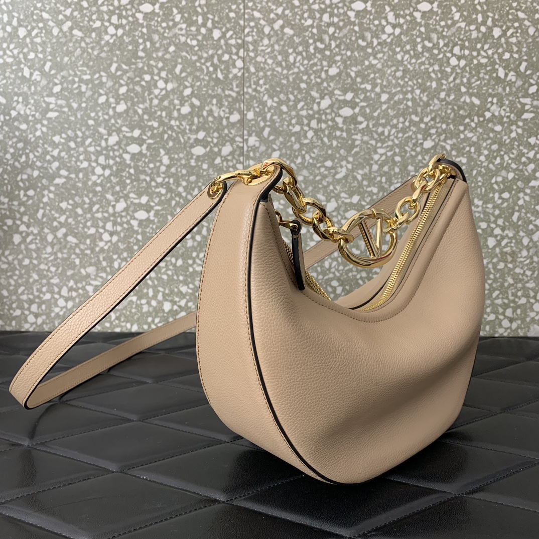 Valentino Garavani Vlogo MoonHobo Tote-29x23x11CM