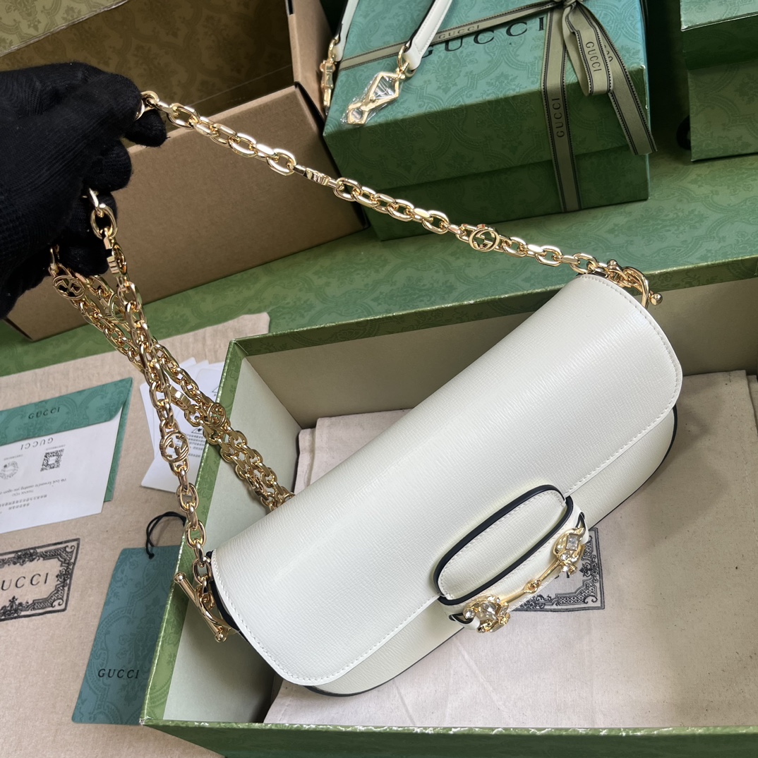 Gucci Gucci Horsebit 1955 Bag-13*24*5.5CM Gucci Gucci Horsebit 1955 Bag-13*24*5.5CM