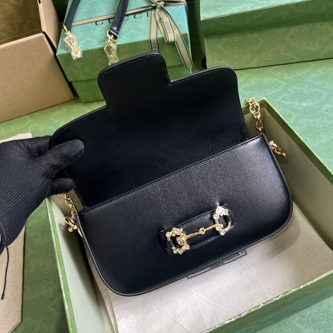 Gucci Gucci Horsebit 1955 Bag-13*24*5.5CM Gucci Gucci Horsebit 1955 Bag-13*24*5.5CM