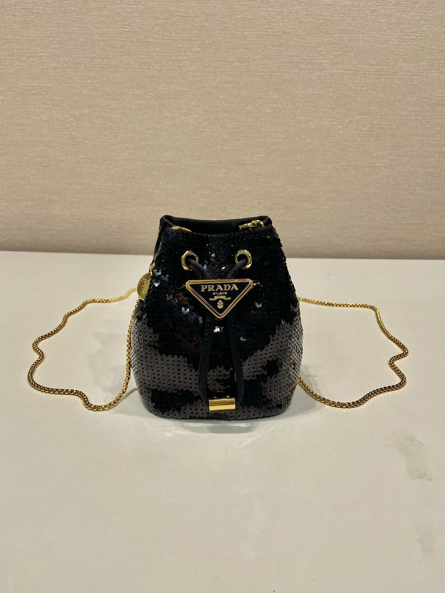 Prada Sequin Bucket 1NR016 Bag-10*12*7CM