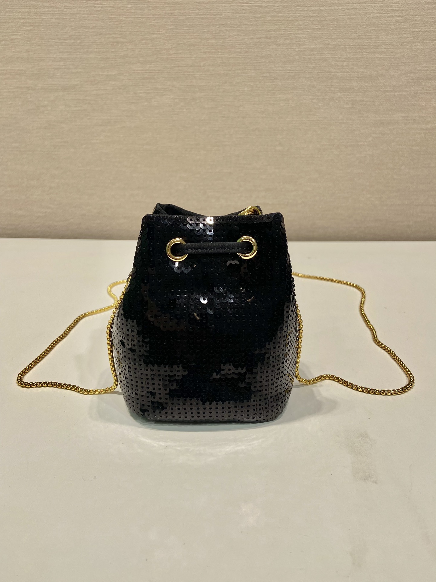 Prada Sequin Bucket 1NR016 Bag-10*12*7CM