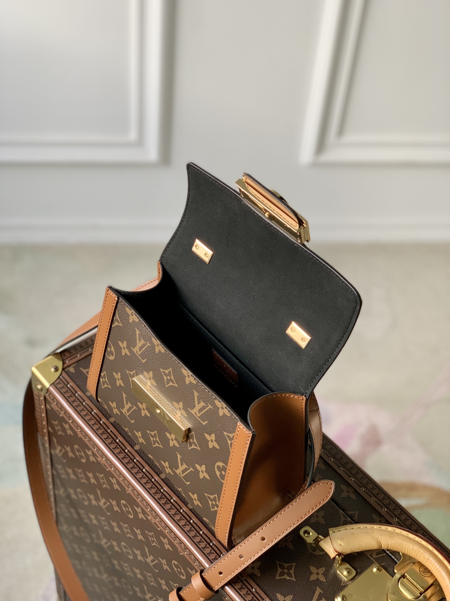 Louis Vuitton Dauphine Capitale Bag-17.5*17.5*9CM Louis Vuitton Dauphine Capitale Bag-17.5*17.5*9CM