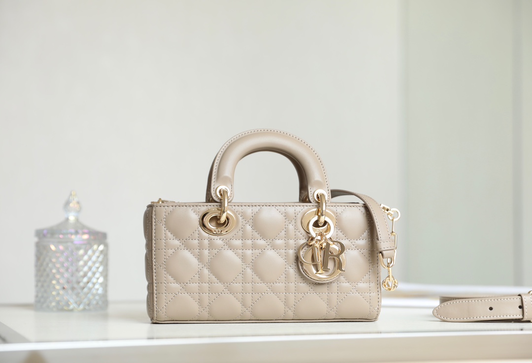 Diro D-Joy Bag(Beige Color)-22.5*6*11.5CM