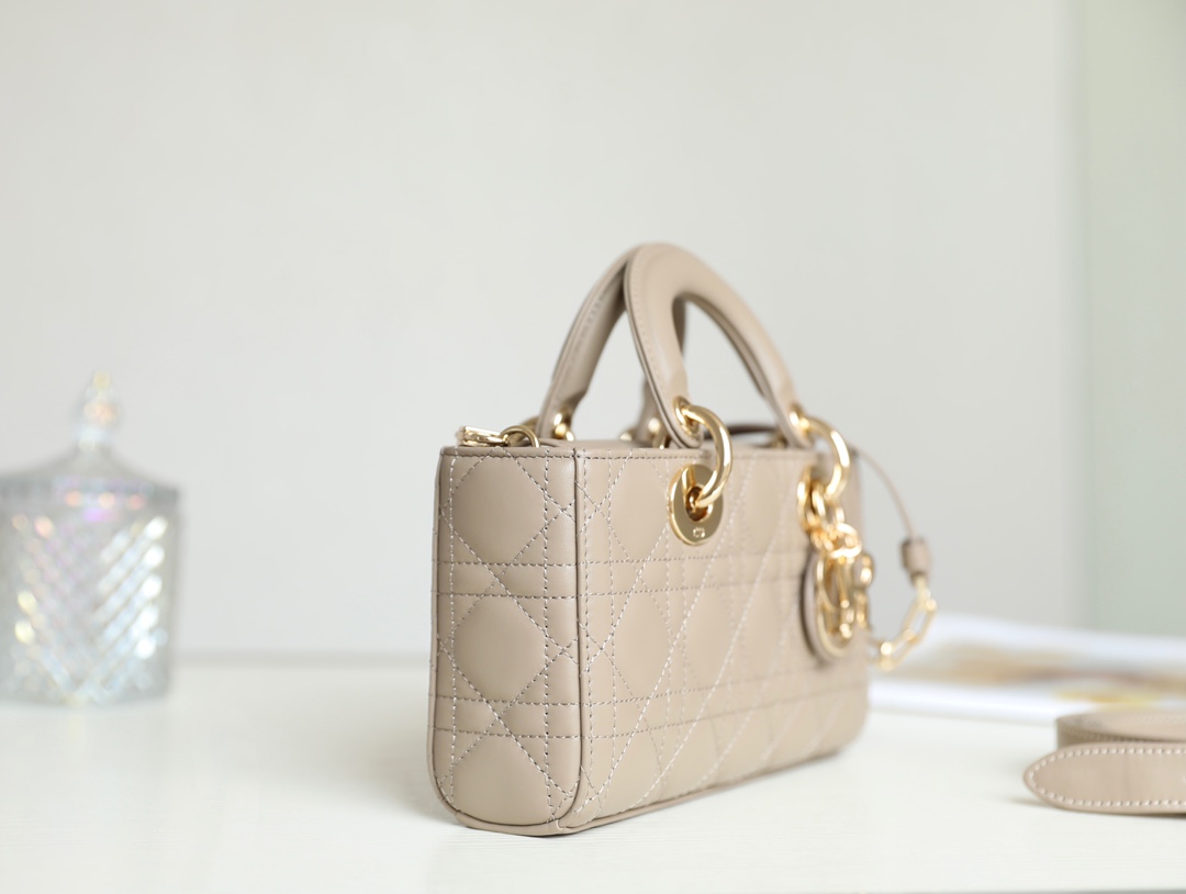 Diro D-Joy Bag(Beige Color)-22.5*6*11.5CM