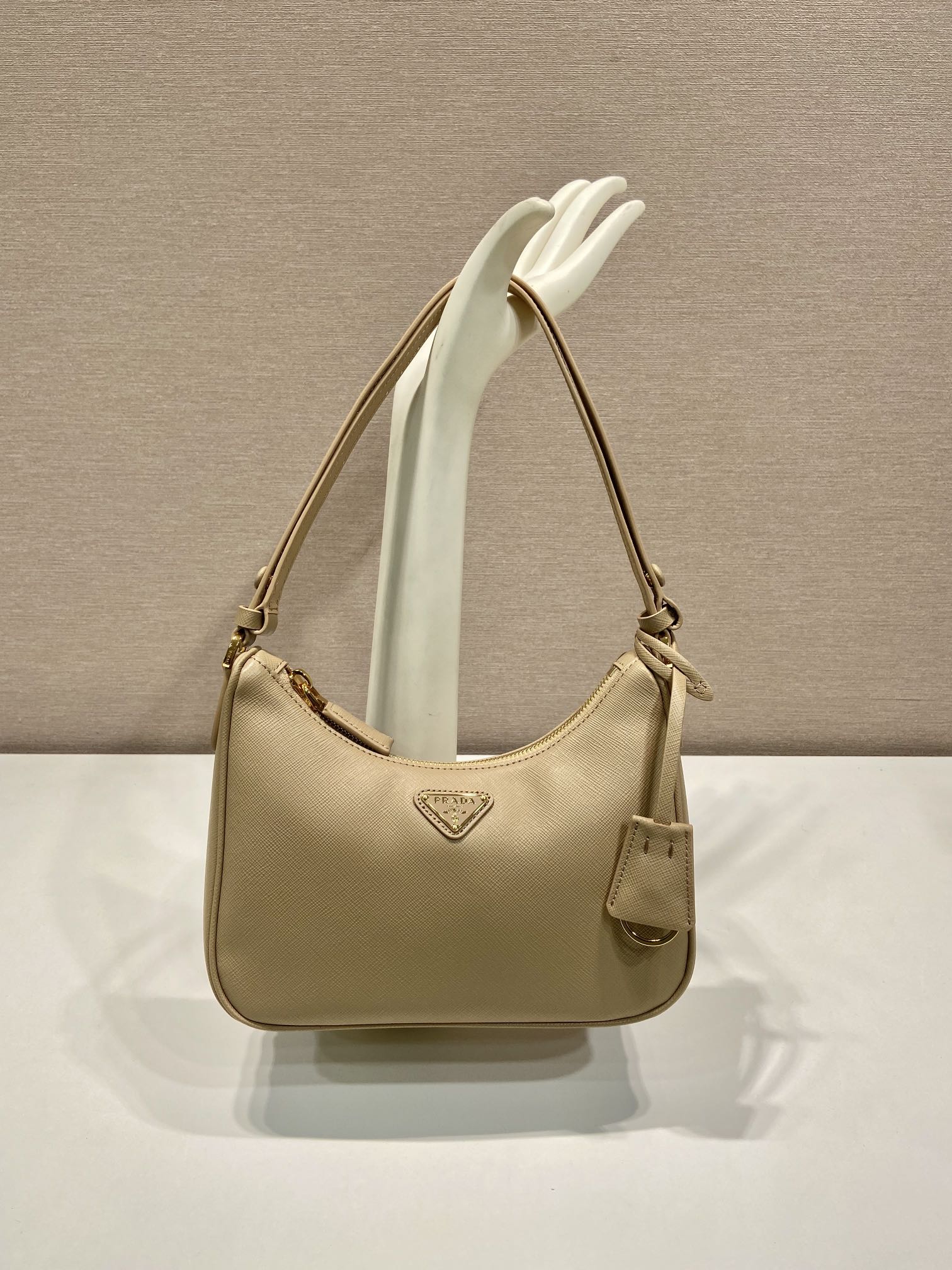 Prada Nylon 1BC204B Hobo Bag-23*17*6.5CM