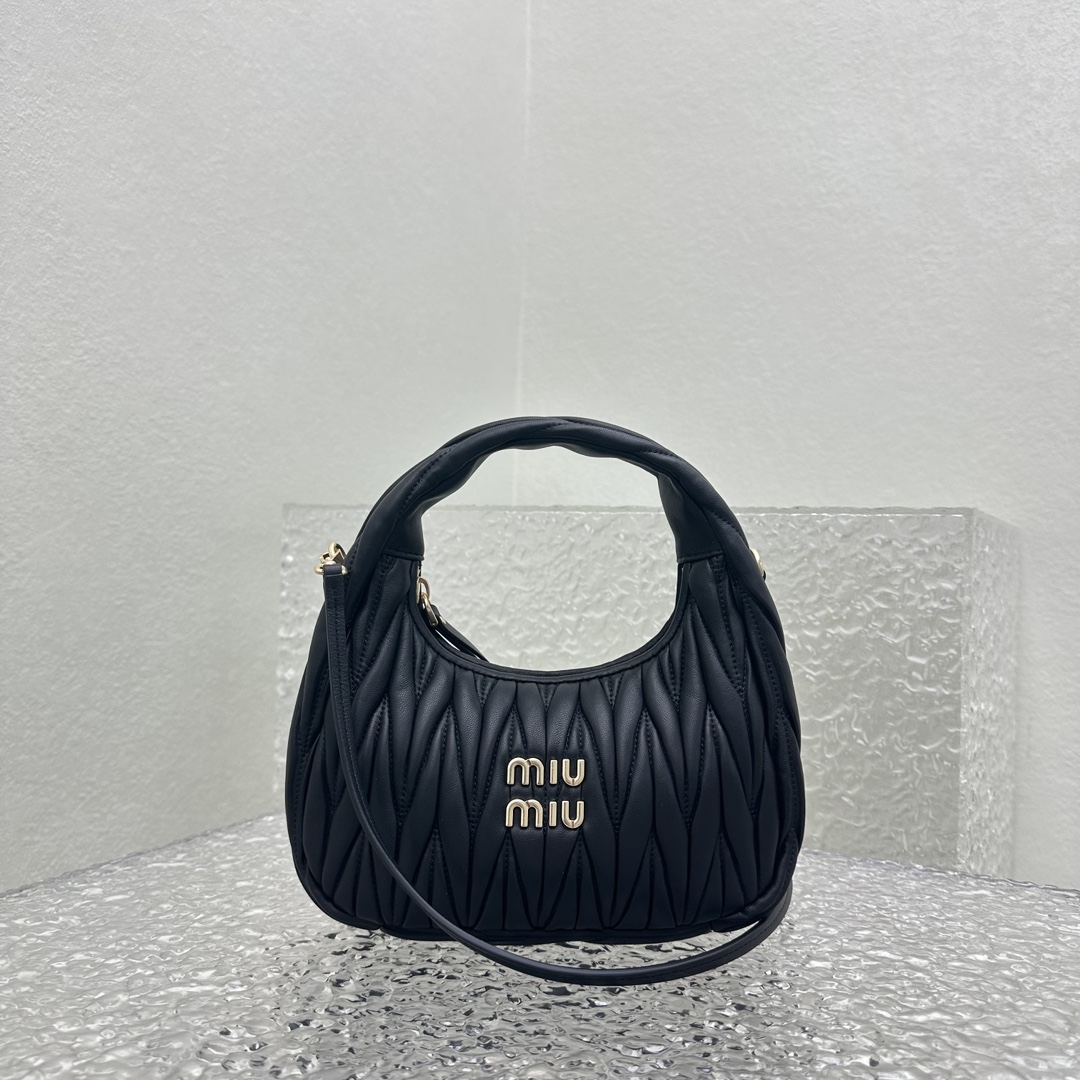 MiuMiu Wander Hobo Bag-20*6*17CM