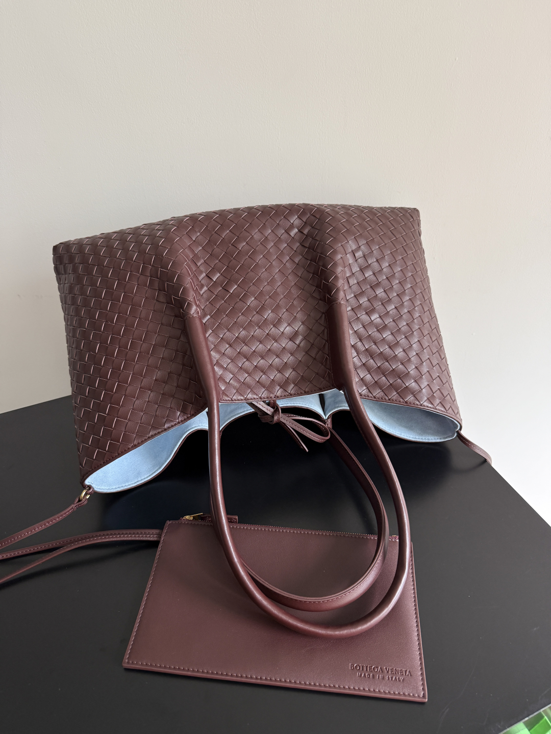 Bottega Veneta Burgundy Pinacoteca Reversible Tote -43*23*17.5CM