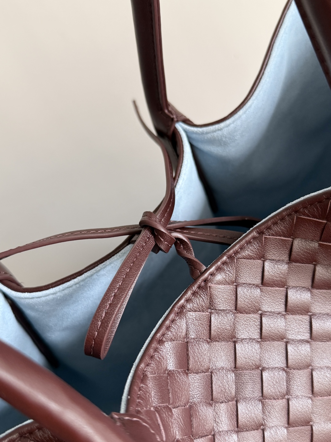 Bottega Veneta Burgundy Pinacoteca Reversible Tote -43*23*17.5CM