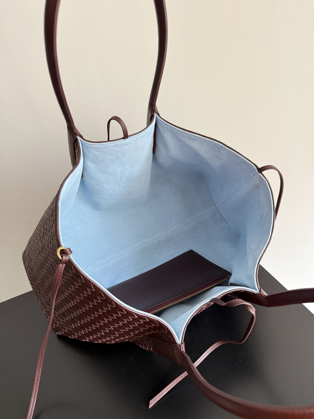 Bottega Veneta Burgundy Pinacoteca Reversible Tote -43*23*17.5CM