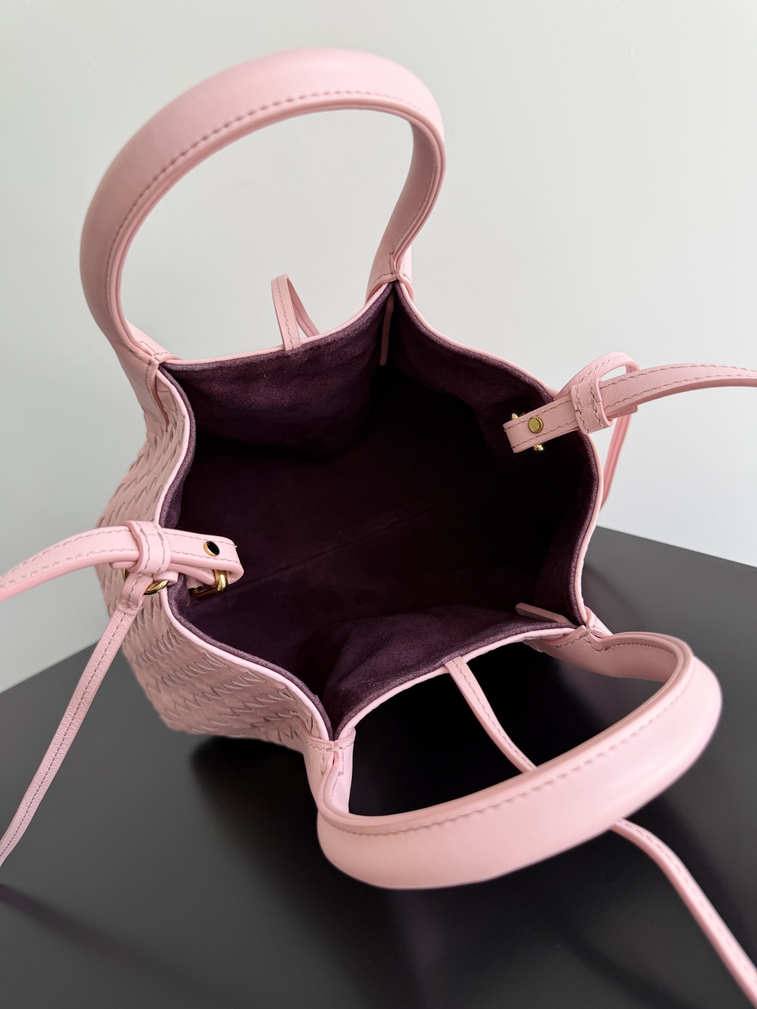 Bottega Veneta Burgundy Pinacoteca Reversible Tote -24*15*12CM